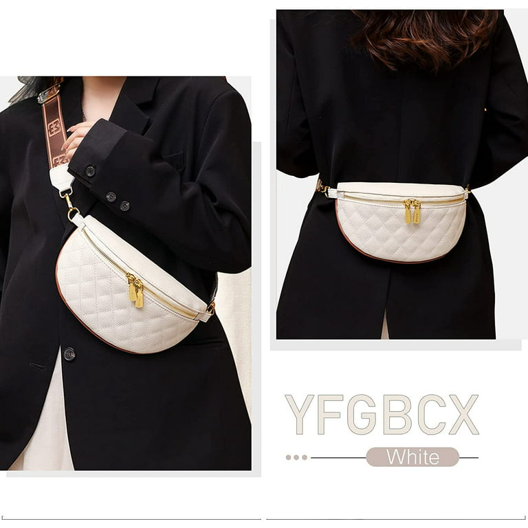 Genuine Leather Belt Bag Women's Belt Bag Crossbody 