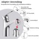 thumbnail image 5 of Scienceny Acoplador de grifo duradero construido para durar Garantía sin fugas Conector adaptador de grifo Conector de grifo Herramientas y ferretería, 5 of 6