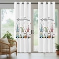 thumbnail image 5 of Outdoor Curtains for Patio Waterproof, Happy Easter Outdoor Privacy Panels Grommet, Cute Gnomes Eggs Spring Daisy Flowers Plants Blackout Outside Curtains for Porch/Cabana 54"x84", 1 Panel, 5 of 8