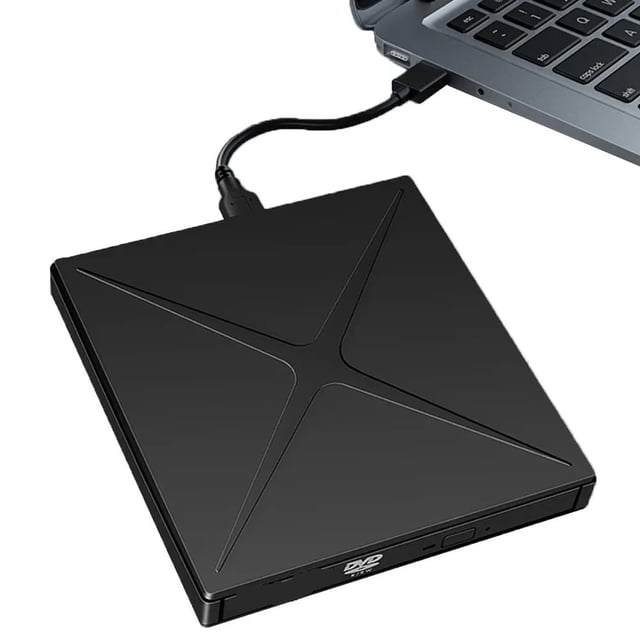 External DVD Player 3.0 USB Ultra-thin Portable Optical Drive Reader Tray Type for PC