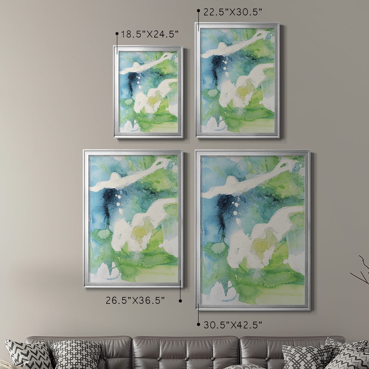 Rising Above I Premium Framed Print, in Gold, Black, or Silver - Ready to Hang