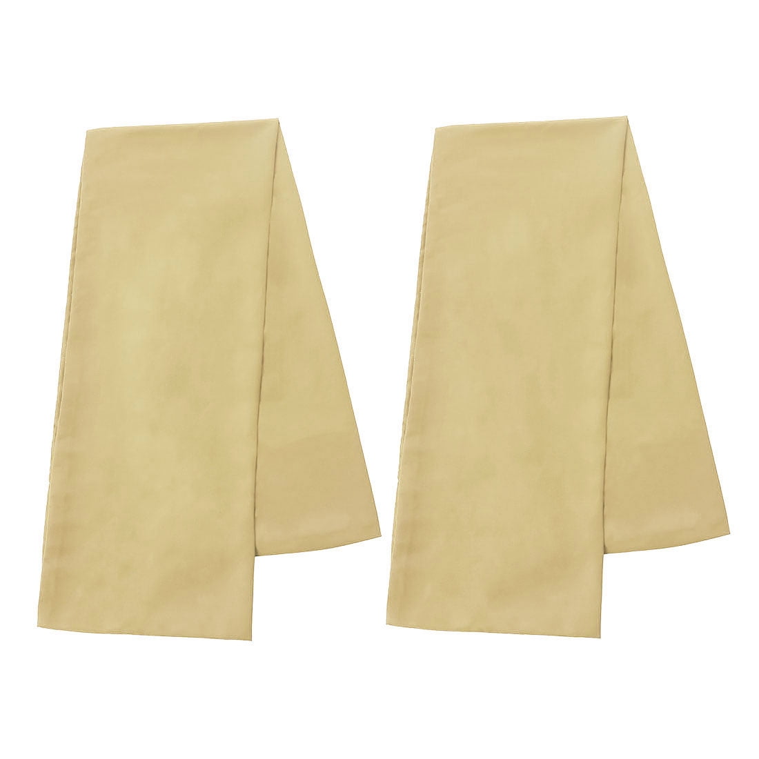 Unique Bargains 2 Pack Microfiber Body Pillow Cases Gold 20" x 54"