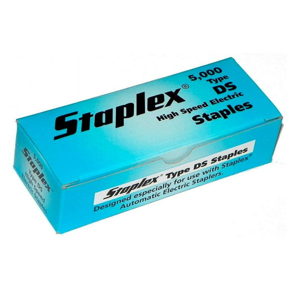 Staplex 1/4" DS High Speed Electric Staples, 5,000/Box