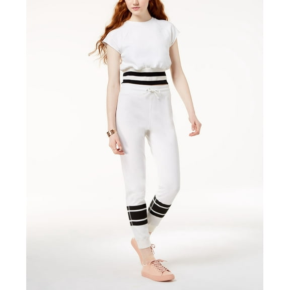 Material Girl Active Juniors Jogger Pants Cloud Dancer XS