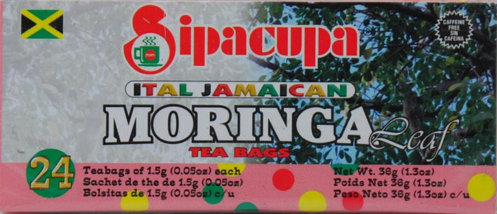 (3 pack) Perishables Jamaica Tops Sipacupa Ital Jamaican Tea, 24 ea