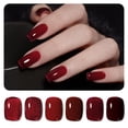 thumbnail image 1 of Set de esmaltes de uñas GAOY Red Gel, 6 colores, burdeos y cereza, 7,3 ml, 1 of 6