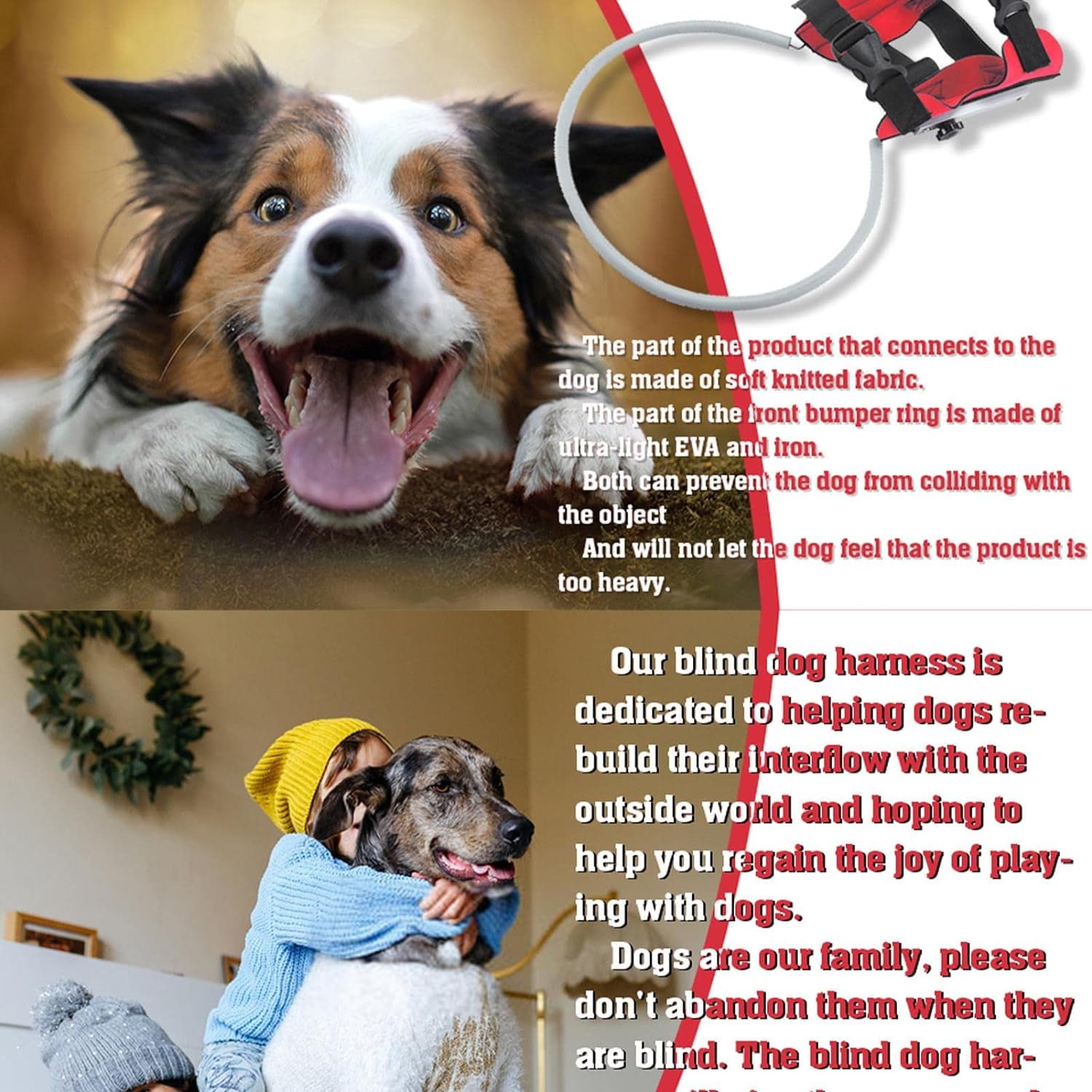 Blind halo for dogs sales