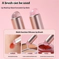 thumbnail image 3 of Fiudx Juego de Pinceles para Labios, Versátil Aplicador de Lápiz Labial con Cabezal Redondo, Pincel Corrector para Uñas con Funda, Diseño Compacto y Portátil, Ideal para Maquillaje, Brillo y Esmalte, 3 of 3