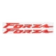 thumbnail image 4 of Par de pegatinas con emblemas tridimensionales para la carrocería de motocicleta Honda FORZA 300 125 250 (rojo), 4 of 14