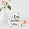thumbnail image 5 of Daughter Acrylic Heart Sign Plaque Gift from Mom Dad,Desk Decor for Daughter,Gifts for Daughter,Never Forget That I Love You Sign Birthday Gifts for Daughter from Mom Dad, 5 of 6