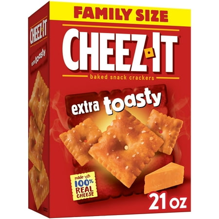 UPC 024100115099 product image for Cheez-It Extra Toasty Cheese Crackers  Baked Snack Crackers  21 oz | upcitemdb.com