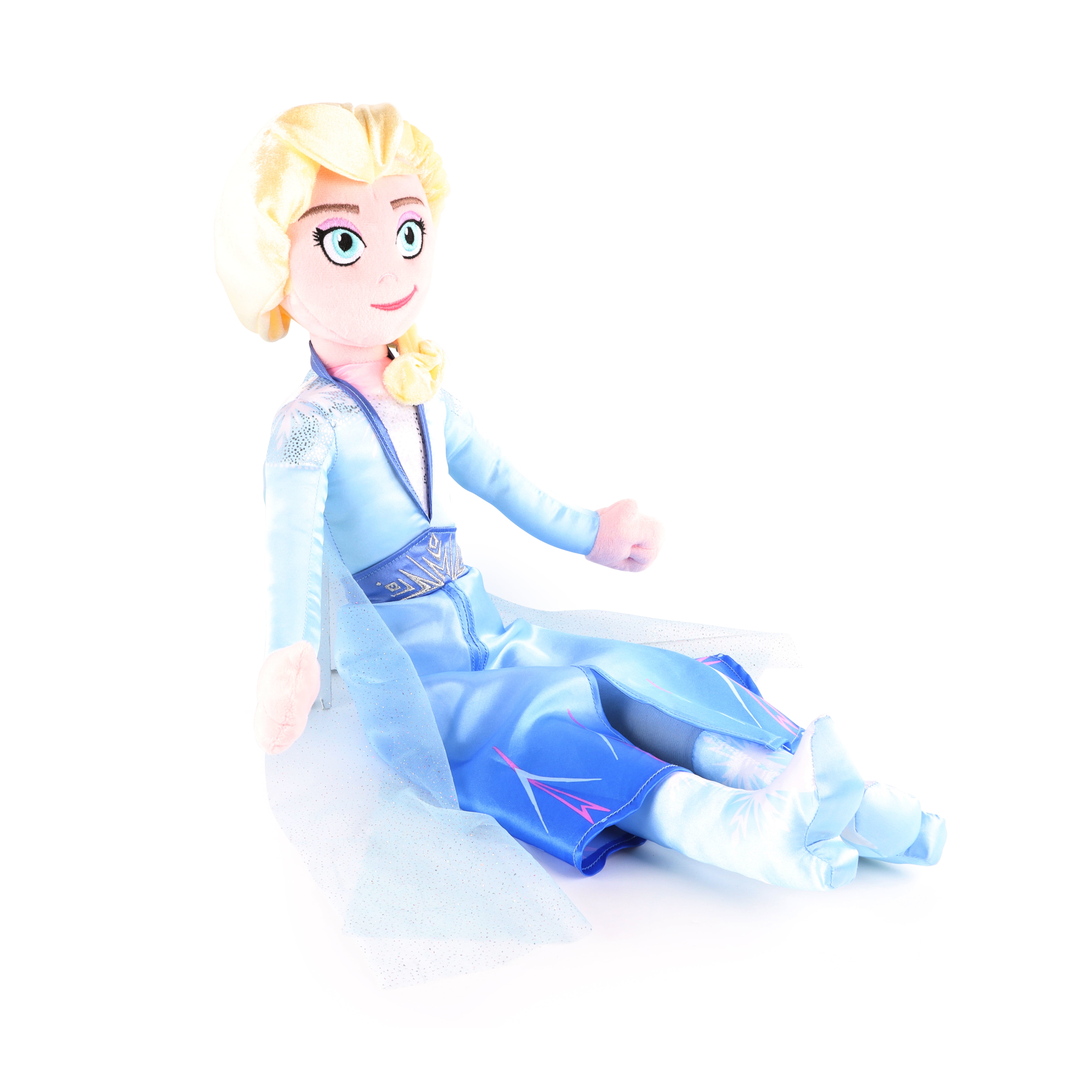 Disney Frozen Elsa Pillowbuddy, Soft Plush, Blue