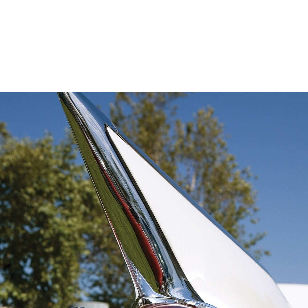 Classic Cadillac Fin By Photographer Steven A. Heller - 14"X14" Canvas