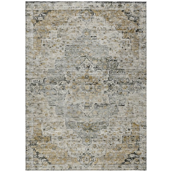 Dalyn Rugs Machine Washable Indoor/Outdoor Chantille Taupe 2'6" x 3'10" Rug