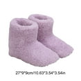 thumbnail image 2 of BLEEUS Electric Heated Plush Slippers Usb Heating House Shoes For Home Indoor Home Supplies (Women), 2 of 10
