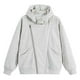 thumbnail image 1 of Sudadera con capucha unisex para hombre y mujer, de color liso, informal, con cremallera, botón, bolsillo, sudadera de manga larga con capucha, blusa de poliéster para hombre, 1 of 7