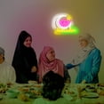 thumbnail image 2 of UPONRAY Mosque Neon Signs, 15.7"*12.8" Dimmable & USB-Powered LED Neon Light, Stylish Wall Decor for Ramadan, Bed Room, Living Room, Party, Bar, 2 of 10
