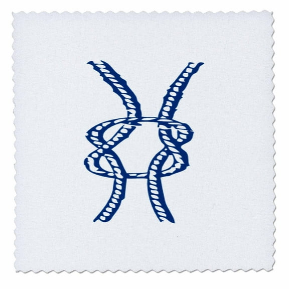 3dRose, Nautical Knot, 10x10 inch quilt square