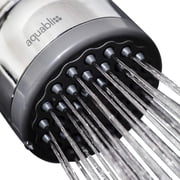 Aquabliss Daily Spa High-Pressure Shower Head Eco – 42 PressureForce Nozzles, Self-Cleaning Silicone Jets, Wide Pivoting Spray – Chrome