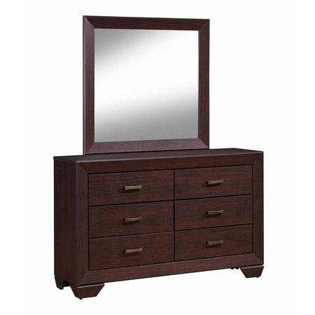 - Coaster Company Fenbrook Rectangular Mirror, Dark Cocoa (Dresser Sold Separately)