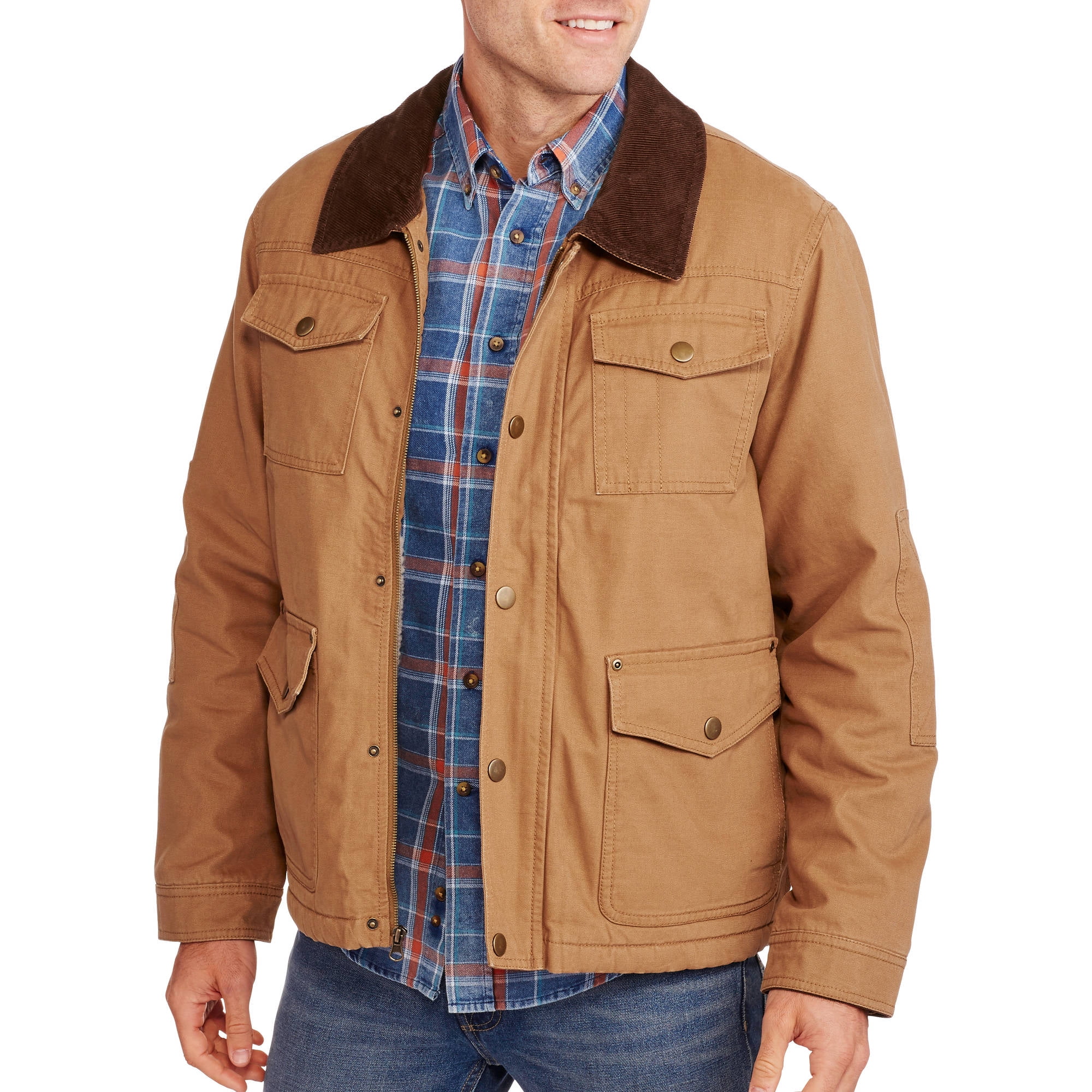 Faded Glory Men's Canvas Jacket - Walmart.com