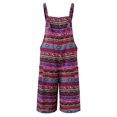 thumbnail image 1 of Minnieouse Monos de mujer Multicolor de una pieza tamaño bohemio tirantes sueltos transpirables sin mangas monos niñas Playsuit playa Vestidos Rojo 5XL Minnieouse AP011485-08, 1 of 6