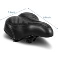 thumbnail image 4 of Cómodo sillín de bicicleta, sillín de bicicleta ergonómico de gel con bola amortiguadora de doble resorte, sillín de gel relleno de espuma de gel, cómodo asiento de bicicleta adecuado para bicicleta/M, 4 of 5