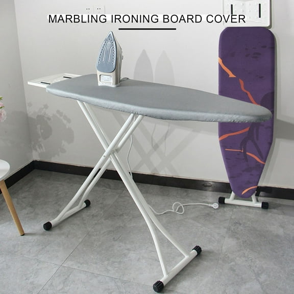 140x50CM Fabric Marbling Ironing Board Cover Protective Iron Folding for Cloth Guard Protect Delicate Garment Easy Fitted 5