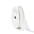 thumbnail image 2 of Offray Ribbon, White 7/8 inch Satin Ribbon, 9 feet, 2 of 9