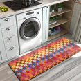 thumbnail image 3 of Colorful Geometric Pattern Kitchen Rug Mat,Kitchen Runner Rugs Non Skid Washable,Decorative Kitchen Floor Mats for Kitchen,Sink,Laundry,17"x47.2", 3 of 7