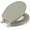 Beige, variant on J&V Textiles Embroidered Soft Round Toilet Seat With Easy Clean & Change Hinge, Padded Beige