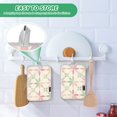 thumbnail image 4 of Yayeee Pot Holders Kitchen Heat Resistant with Pocket 7"x9.8" Cotton Oven Cooking Hot Pads, Light Pink Geometric, 4 of 7