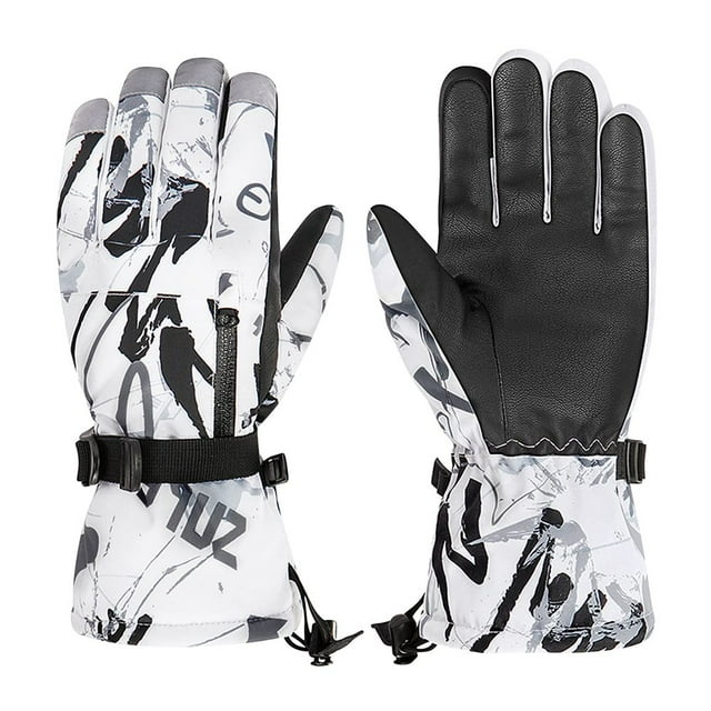 Gants de Ski pour Hommes et Femmes, Imperméables, pour Neige et Planche à Neige d'Hiver