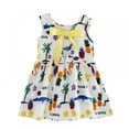 thumbnail image 3 of Summer Toddler Baby Girl Dress Sleeveless Floral Dress Sundress 4-5 Years, 3 of 10