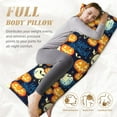 thumbnail image 4 of Halloween Body Pillow Cover, happy halloween pumpkins Halloween Decorations Body Pillow Cases with Zipper Soft Smooth Skin Friendly Long Pillow Case 20x60 inches, 1Pc, 4 of 7