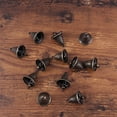 thumbnail image 2 of Campanas de campana de Metal para jardín, campanilla colgante de latón, cascabeles artesanales, cascabel de Navidad Vintage, Chime pequeño de bronce, en miniatura Shui Feng, 2 of 4