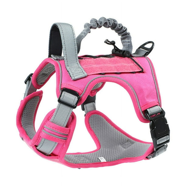 Arnés táctico para perros pequeños, medianos y grandes, arnés ajustable sin tirones, chaleco para mascotas de fácil Control, servicio militar