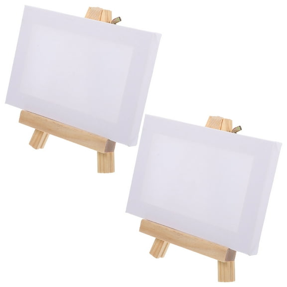 MERRYHAPY Wooden Painting Easel and Drawing Board Set of 2 for Kids and Adults Art Supplies