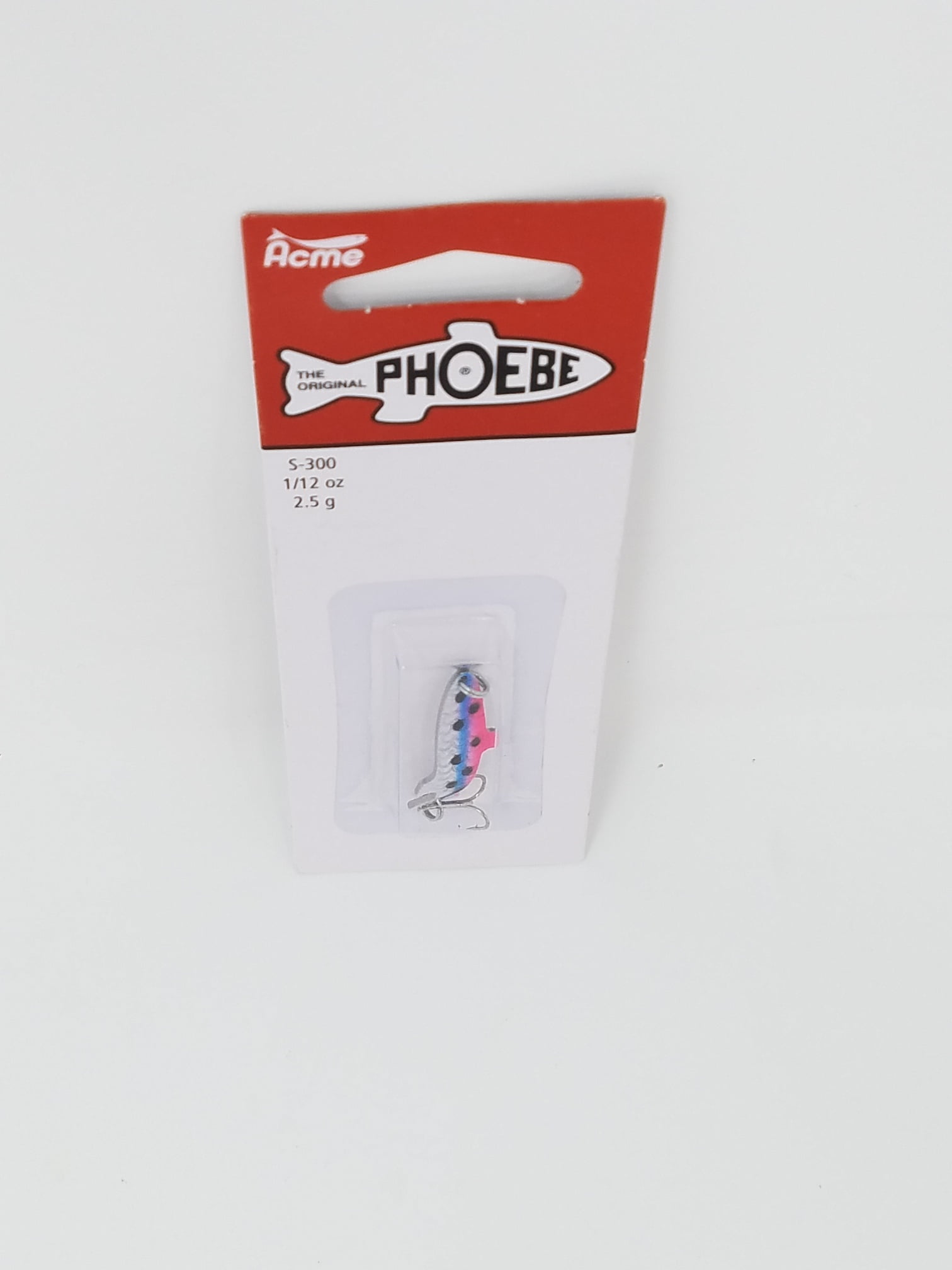 Acme Tackle Phoebe Fishing Lure Spoon Rainbow Trout 1/12 oz. 
