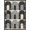 Black Gray Ivory, Pattern 5, variant on ODIKA 8'x10' Washable Area Rug Non-Slip Chair-Friendly Mat Bulk Abstract Farmhouse Mottled Watercolor Subtle Distressed Edges for Dining Room, Large Office, Lounge