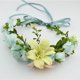 thumbnail image 1 of Diadema con corona de flores grande de estilo bohemio, diadema exquisita con flores de lirio para playa, 1 of 6