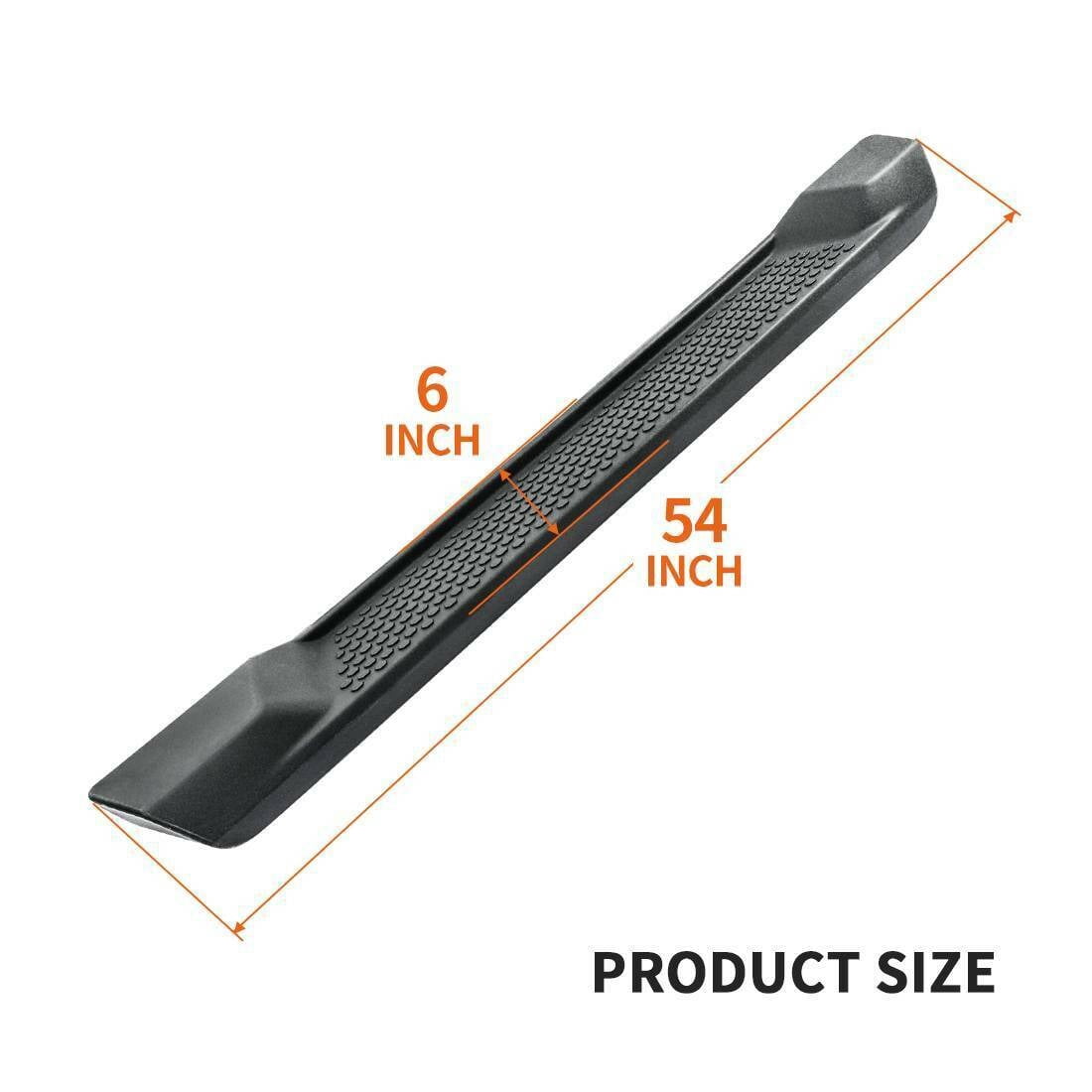 RVNI Running Board compatible with 2018-2024 Jeep Wrangler JL 2 Door 6" ABS Side Step Nerf Bars