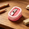 thumbnail image 3 of Mini Sacapuntas Manual con Cuchilla Metálica: Sacapuntas Portátil de Mano para Niños, Estudiantes y La Escuela. Sacapuntas Compacto de Plástico para Lápices Estándar, de Colores y de Arte., 3 of 5