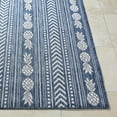 thumbnail image 2 of Hauteloom Zaida Living Room, Bedroom Patio Outdoor Area Rug - Traditional - Cream, Blue, Black - 7'10" x 10'2", 2 of 5