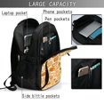 thumbnail image 4 of Daiia Various Bread Pattern USB Charging Backpack for Men and Women, Anti-Theft Backpack,Travel Backpack,School Backpack,College Backpack,Laptop Backpack, 4 of 7