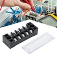 thumbnail image 4 of Bloques de terminales de circuito de tierra cable antideslizante Bloque de terminales de 5 posiciones de alta tenacidad para cajas de distribución para gabinetes de distribución ANGGREK Otros, 4 of 8