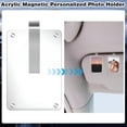 thumbnail image 3 of XIBUFE 2Pcs Car Picture Holder,Acrylic Magnetic Personalized Photo Holder Car Accessories Car Photo Holder Car Visor Clip,Personalized Car Picture Frame,Suitable for Adding Family Or Personal Photos, 3 of 7