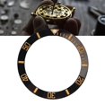 thumbnail image 1 of Ceramic Watch Bezels Insert, Watch Bezels Insert  40mm Diameter Beautiful Luminous Clear Scale  For Perfect Fitment For Watchmakers White Character Black Back,Gold Character Black, 1 of 8