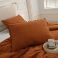 Move Over Terracotta Comforter Set Queen Burnt Orange Bedding Sets