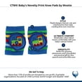 thumbnail image 3 of CTM Baby's Novelty Print Knee Pads by Wootie, 3 of 3